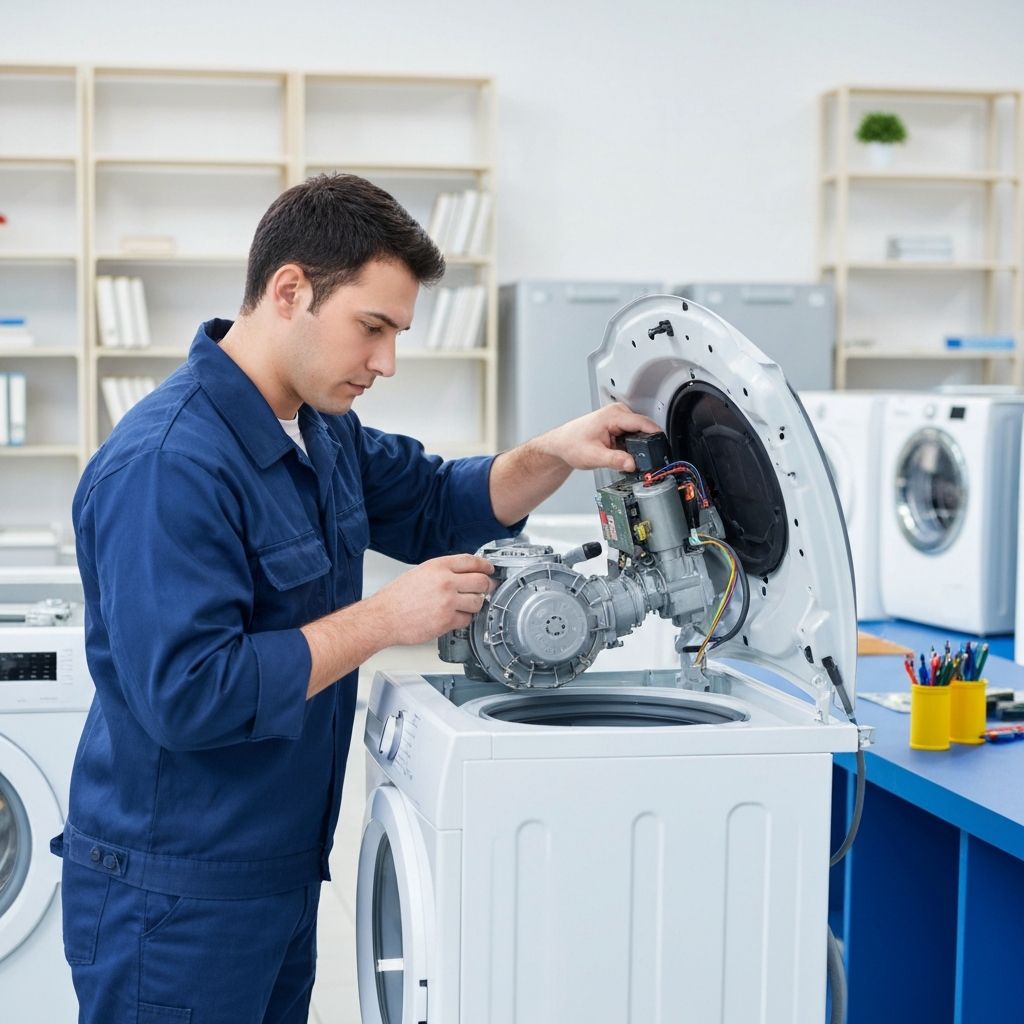 تصليح موتور الغسالة